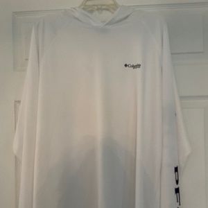 Mens Columbia PFG Hooded Shirt